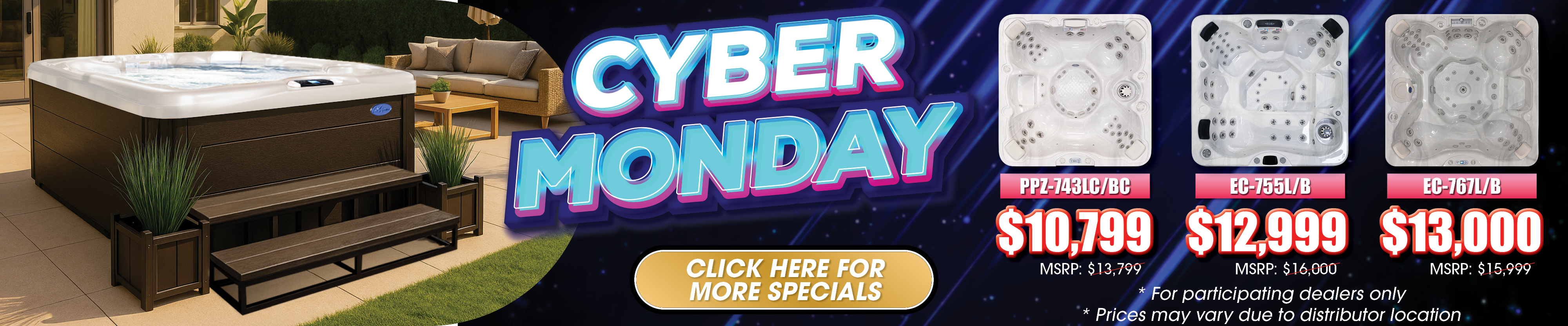 Calspas hot tub being used in a family setting - Flagstaff